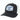Mid-Pro Snapback Trucker Cap | Black/White