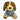 Brown and Tan Dog Plush