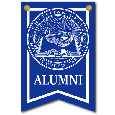 12 X 18 Dovetail Seal Banner | Royal