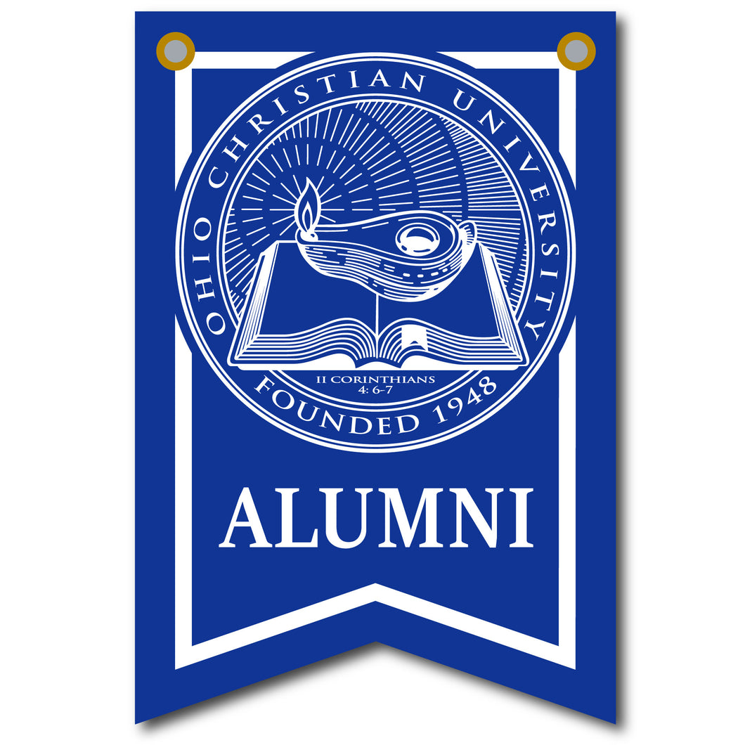 12 X 18 Dovetail Seal Banner | Royal
