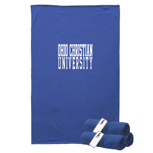 MV Sport Pro-Weave Sweatshirt Blanket, Royal