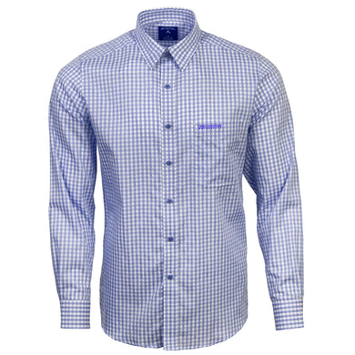 Structure Woven Button Down, Royal/White