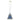 Silver Christmas Ornament Bell | White Cord