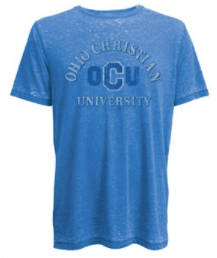 Lifeguard Burnout Crewneck Tee, Bluefin