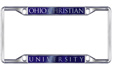 Ohio Christian University License Plate Frame