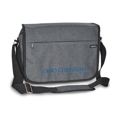 Everest Casual Laptop Messenger Bag, Charcoal