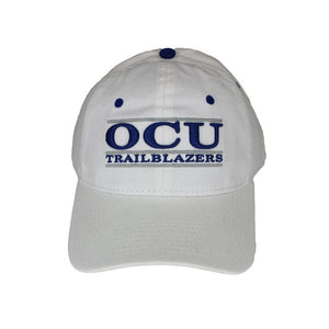 OCU Trailblazers Bar Baseball Cap, White